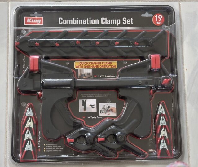King 19 Piece Combination Clamp Set