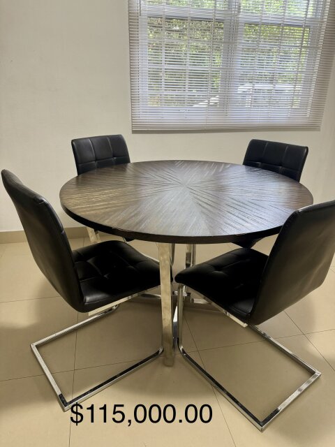 5-Piece Round Dining/Conference Set – $115,000