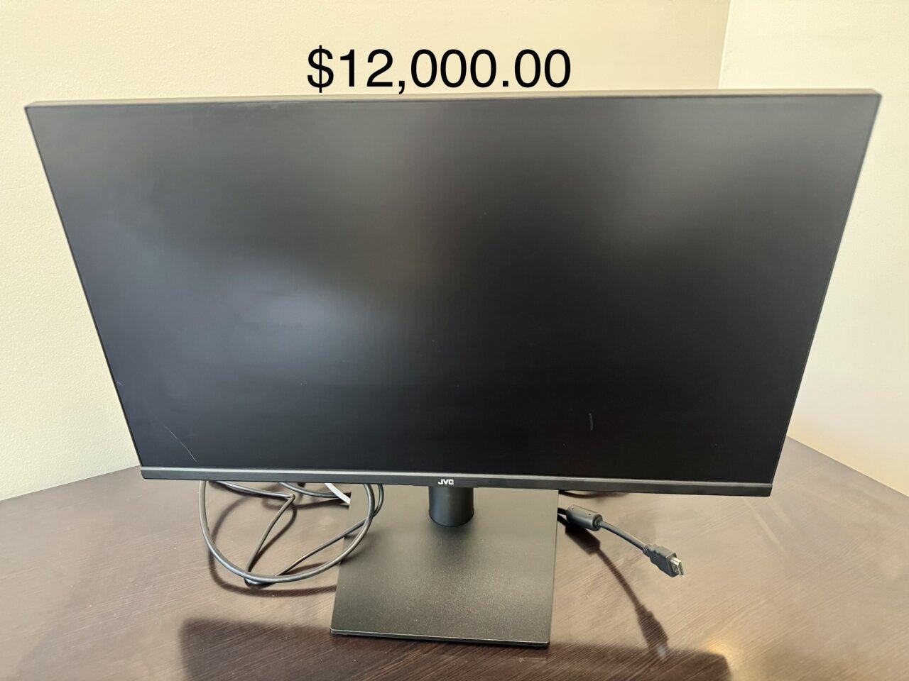 JVC Computer Monitor – $12,000