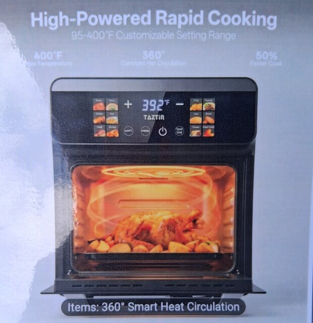 Taztir Air Fryer Toaster Over