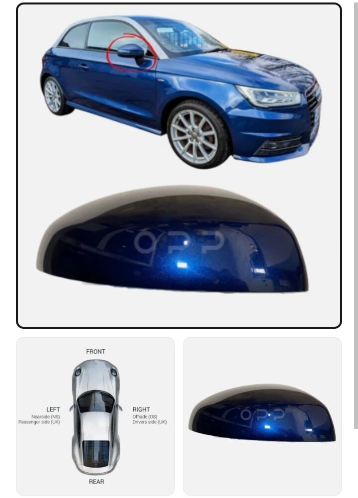 2014-2018 Audi A3 Wing Mirrors