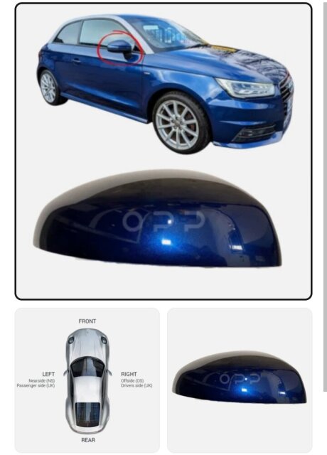 2014-2018 Audi A3 Wing Mirrors