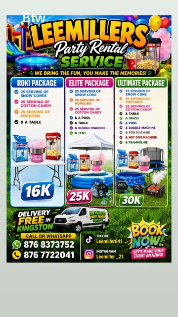 Leemillers Party Rental Service