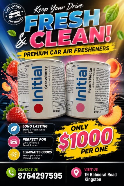 Initial Car Air Fresheners For Only $1000