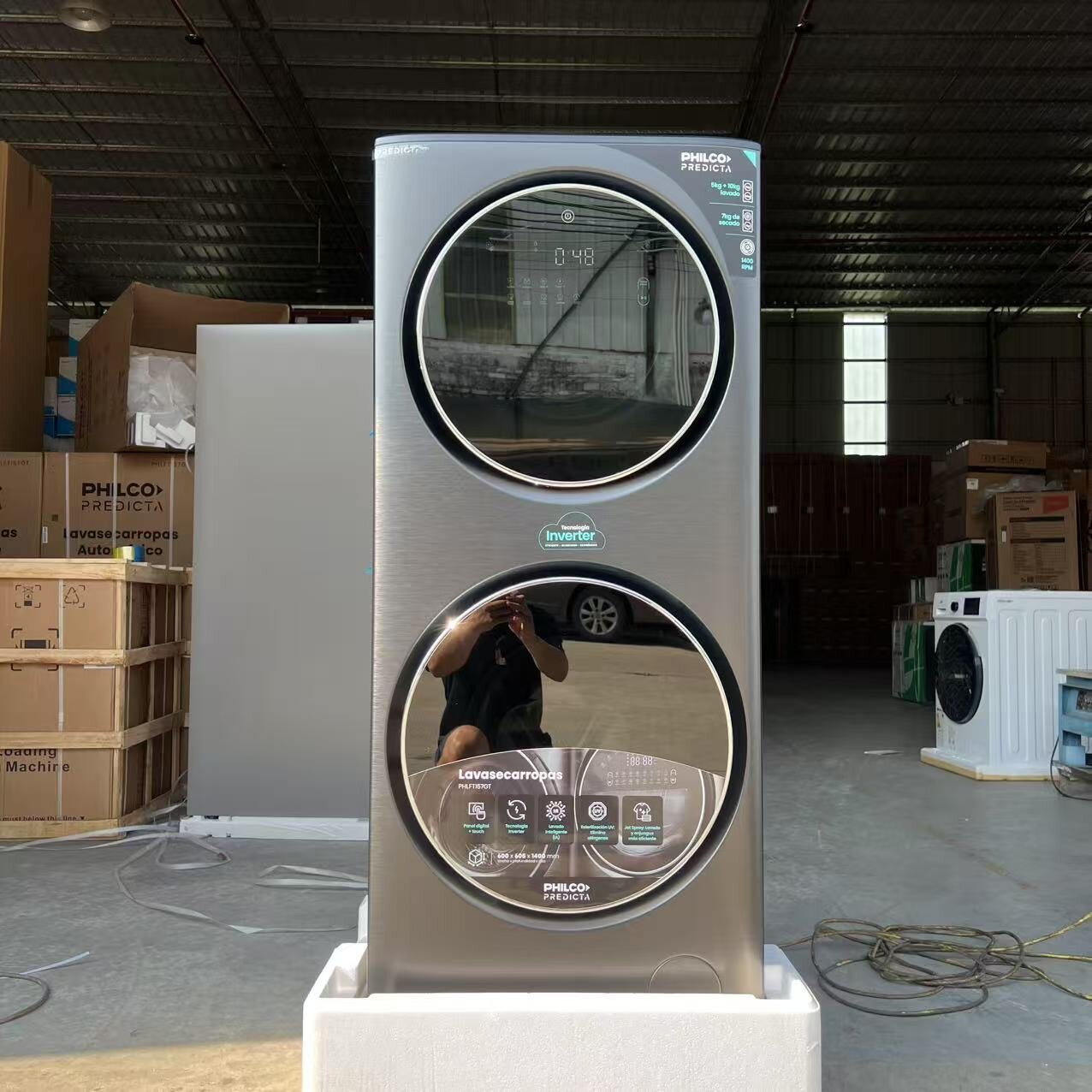 Washing Machine Front Loading 15KG With Dryer Inve