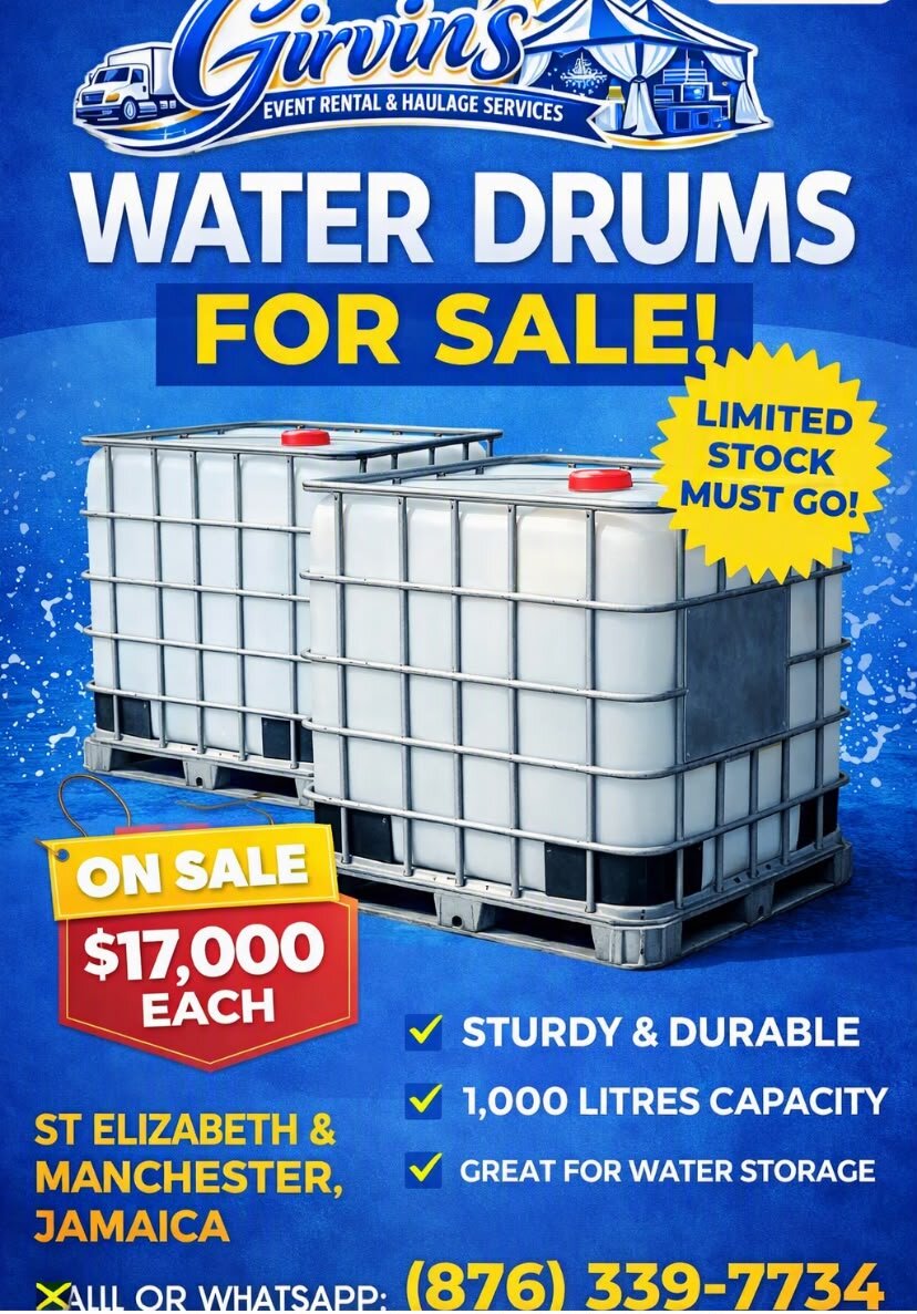 Water Drums For Sale!