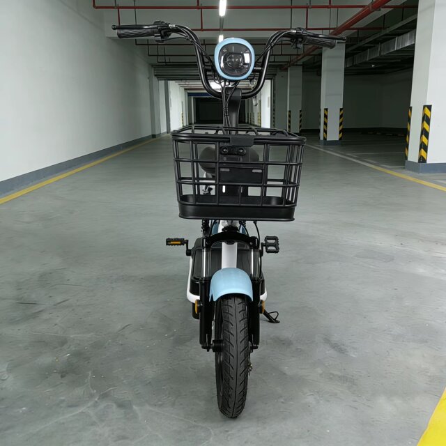 48V 350W Electric City Bike 14 Inch Vacuum Tire 2