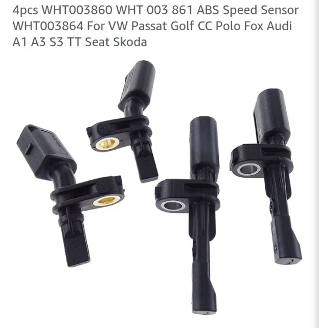4 Pcs Wheel Speed Sensor Audi VW+++
