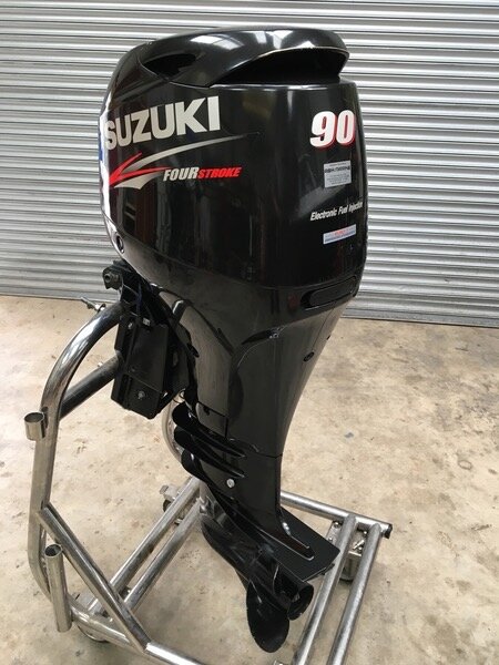 Slightly Used Suzuki 90HP 4 Stroke Outboard Motor