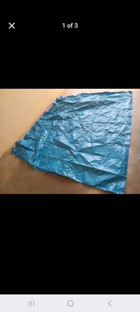 New 10×12 Tarpaulin With Grommets