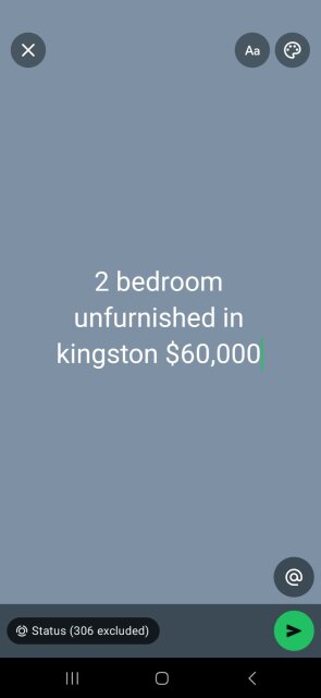 Seeking A 2 Bedroom Apartment In Kingston