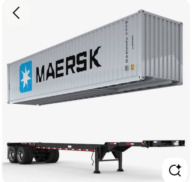 30ft Container On Chassis For Sale