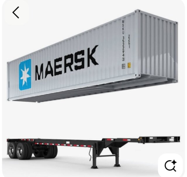 30ft Container On Chassis For Sale