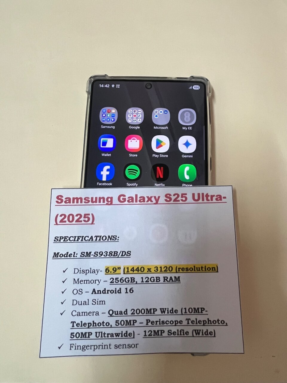 Samsung Galaxy S25 Ultra Phone