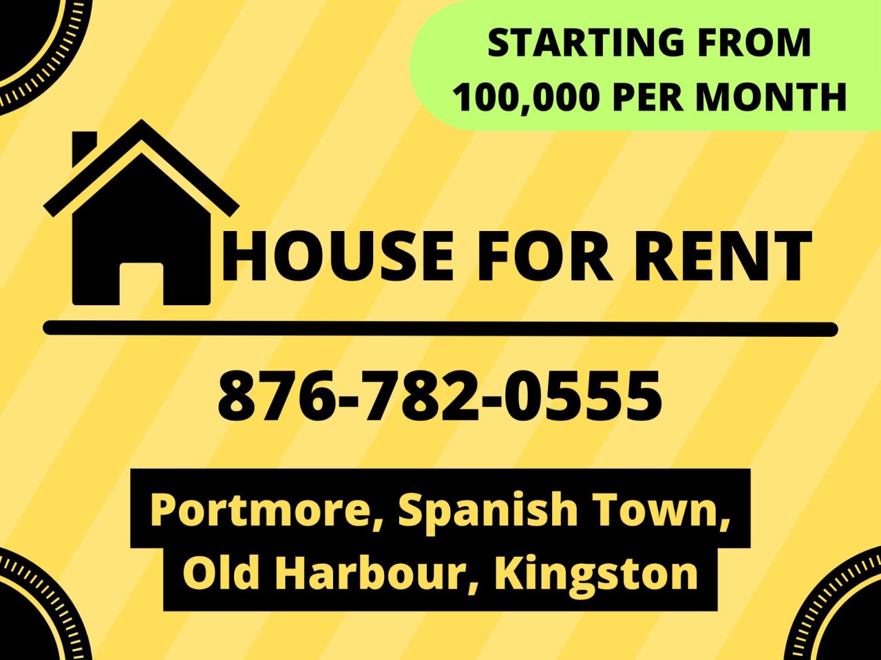 2 Bedrooms House for Rent in Portmore & Spanish Town