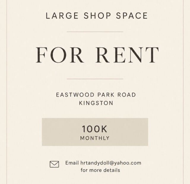 2 Large Unit Space For Rent