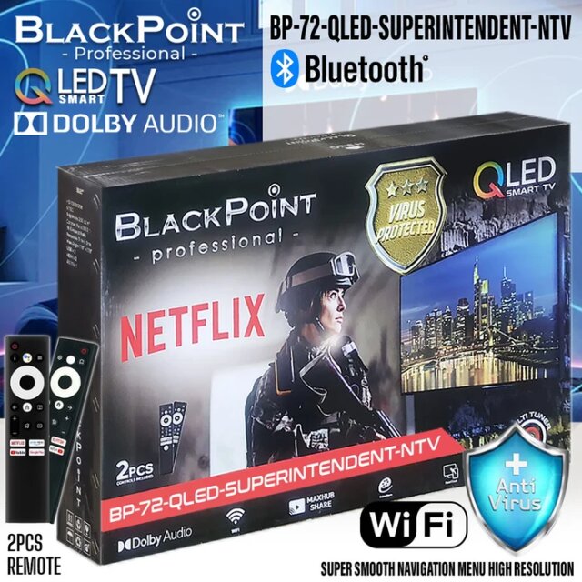 BlackPoint BP-72-QLED-SUPERINTENDENT-NTV 65" QLED
