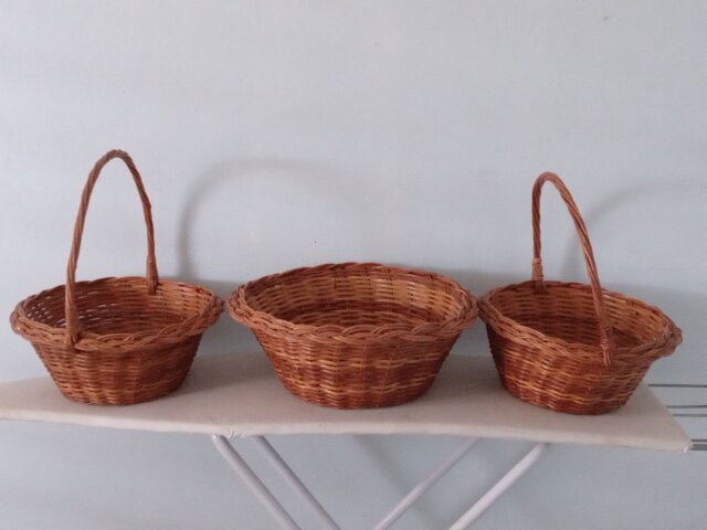 Three Wicker Baskets