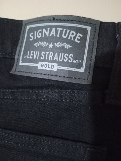 Levi's Black Signature Jeans W42×L34