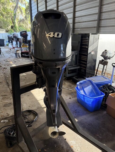 Slightly Used Yamaha 40HP 4 Stroke Outboard Motor