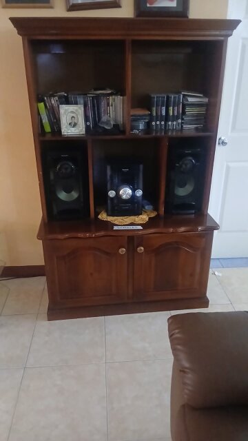 Vintage Mahogany Display Cabinet