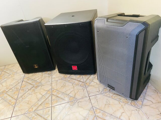 2 Bluetooth Speaker Box And A Base Box