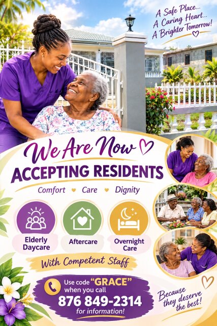 Nurse Home & Elderly Daycare Home - Spanish Town