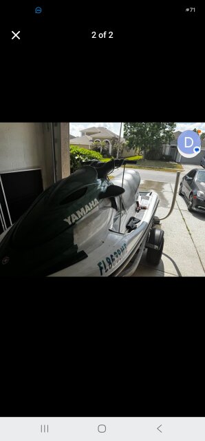 Yamaha WaveRunner XL 800 Jet Ski With Trailer