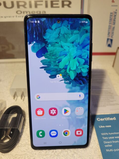Samsung Galaxy S20; 128gb Storage, 6gb Ram Factory
