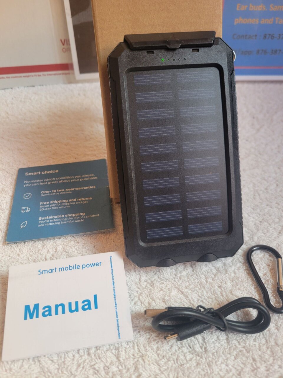 Solar Powerbank Stay Powered Wherever You Go!