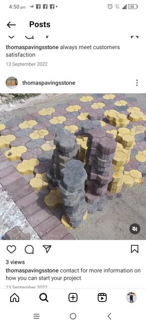 Shanjathomas Rapid Paving Stones Installation