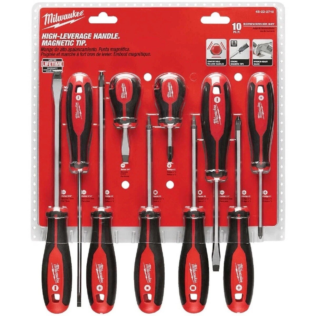 Milwaukee 10pcs Screwdriver Set