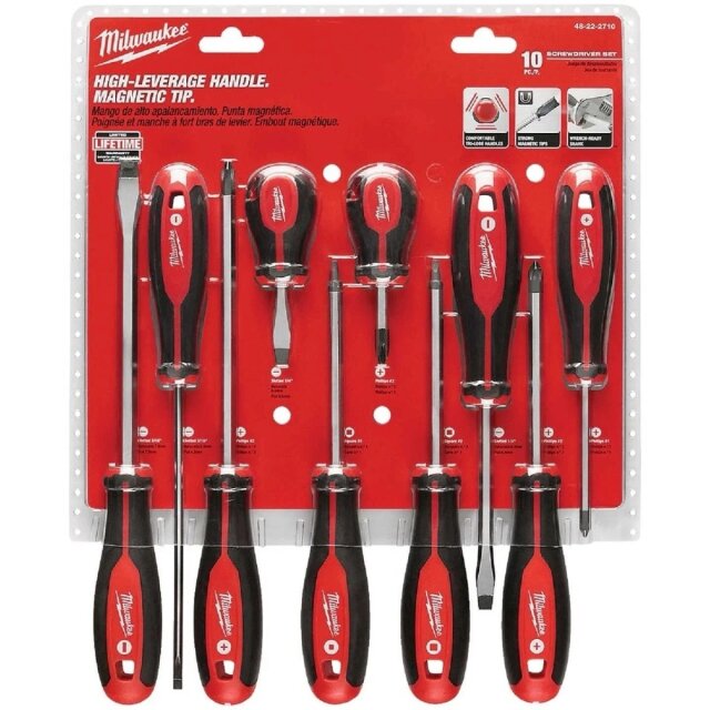 Milwaukee 10pcs Screwdriver Set