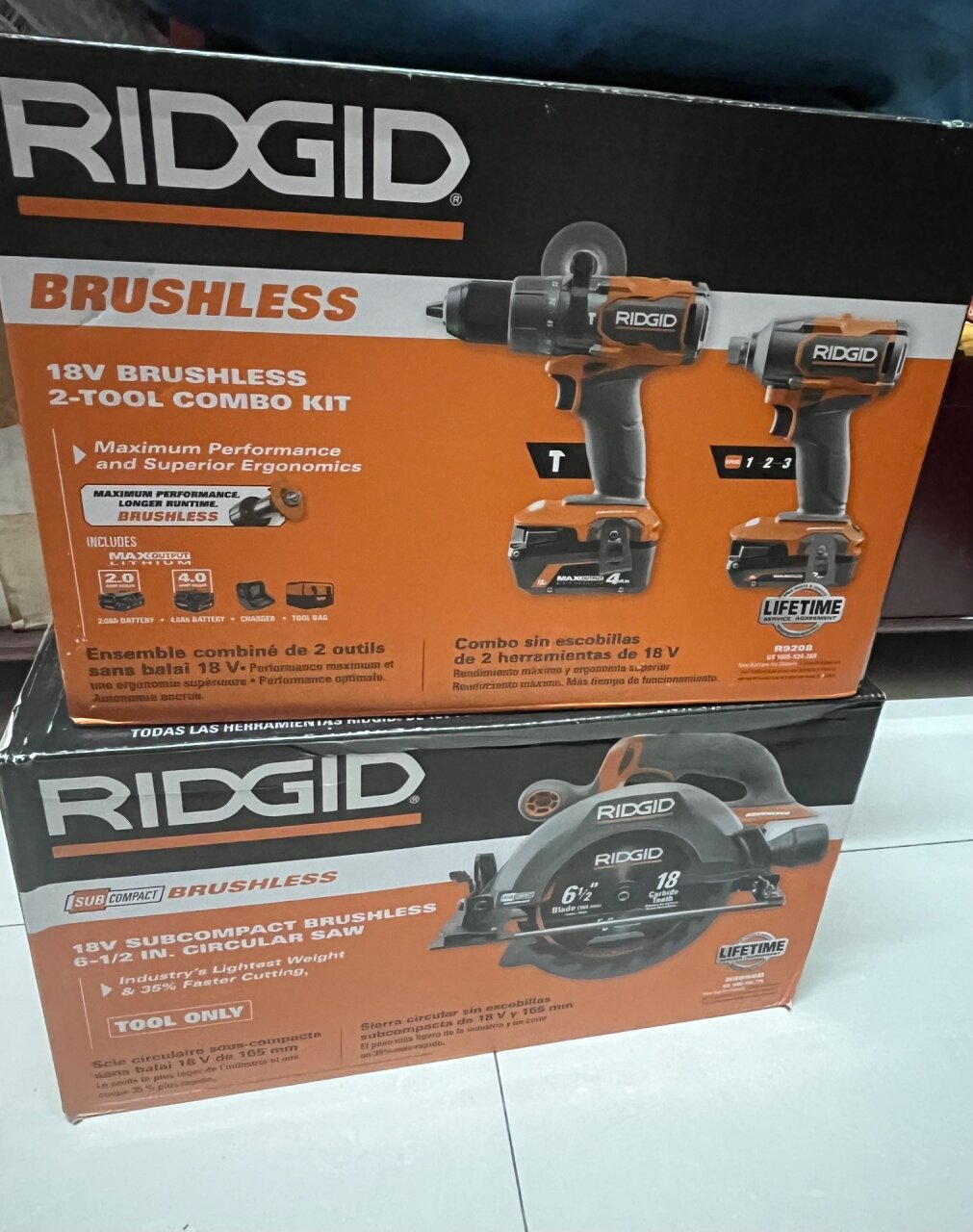 RIDGID Circular Saw/ Hammer Drill/ Impact Driver