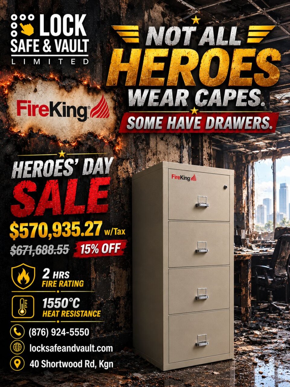 FireKing Fire-Resistive Cabinet Sale