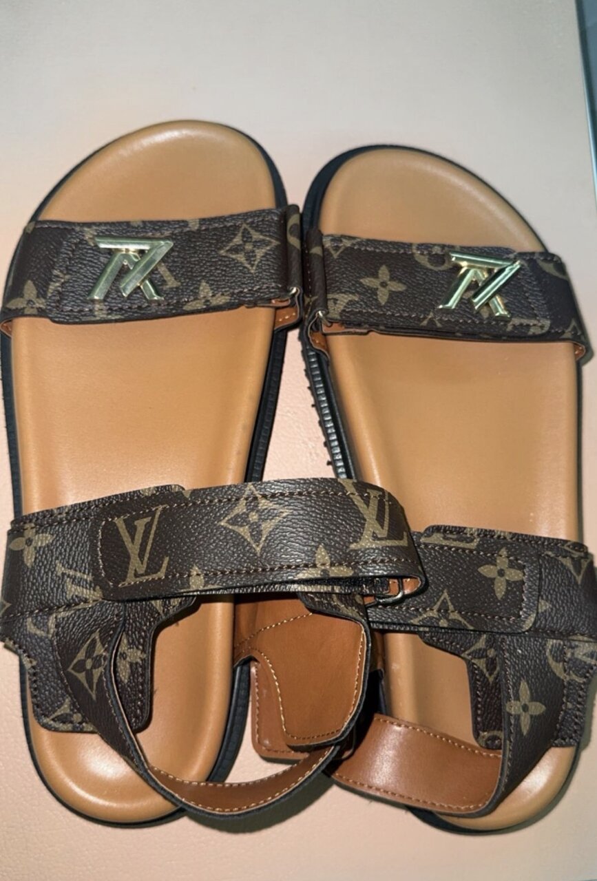 Authentic LV Sandals For Sale
