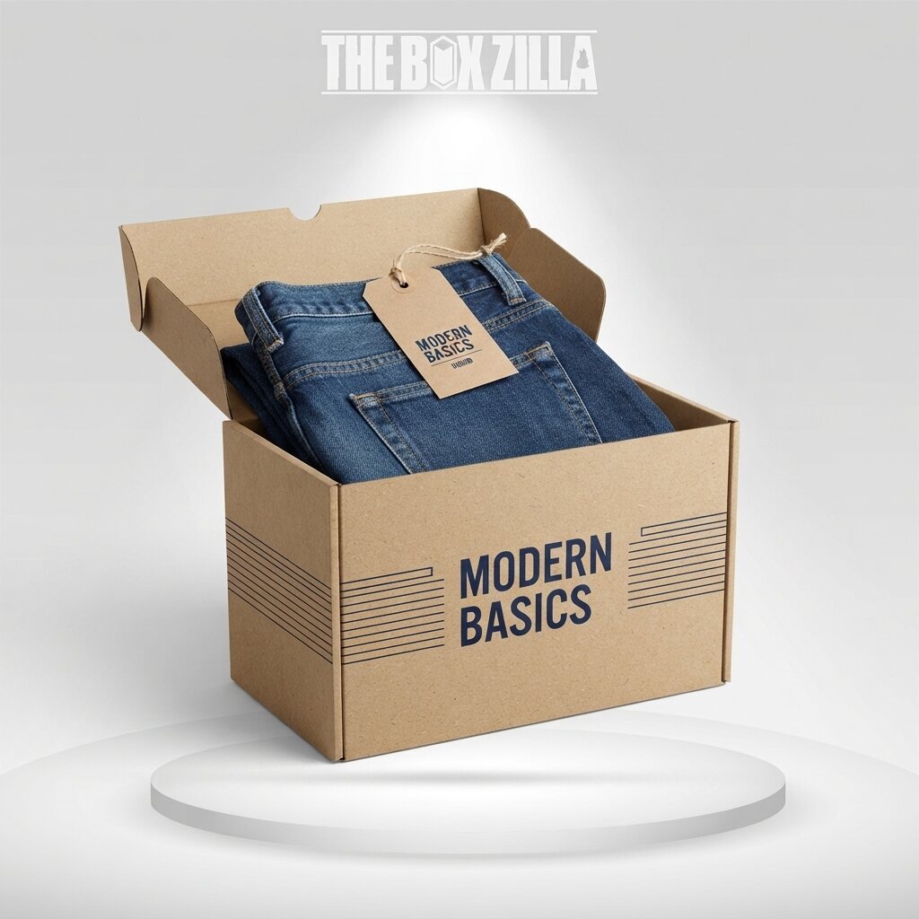 Custom Kraft Apparel Boxes