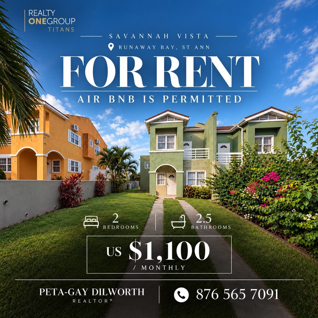 2 Bedrooms Townhouse For Rent