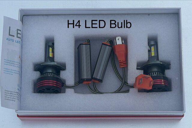 H4, H11 Led Bulbs And Rear 1080p Cameras