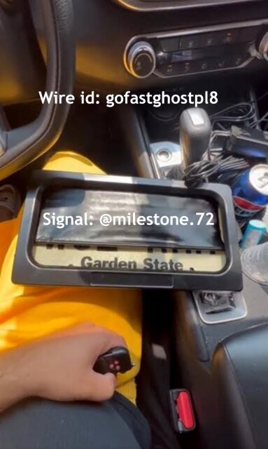 GHOSTPLATE Privacy License Plate Cover