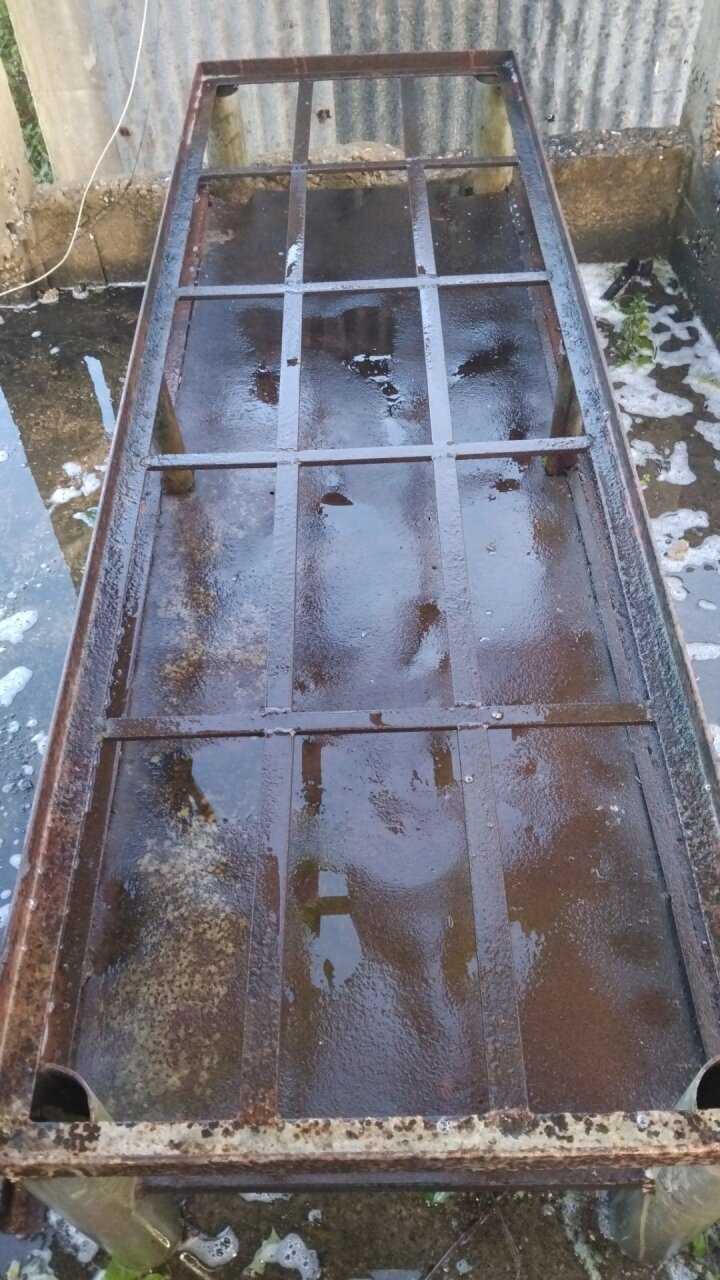 INDUSTRIAL IRON FRAME GRILL / STOVE – FOR SALE