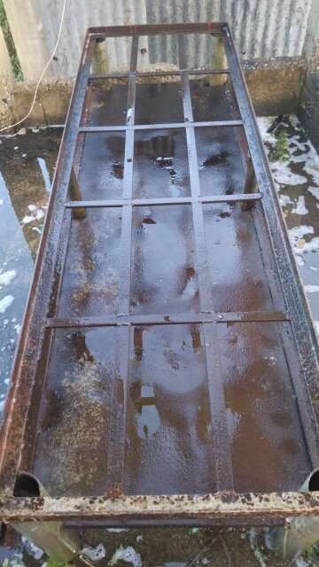 INDUSTRIAL IRON FRAME GRILL / STOVE – FOR SALE