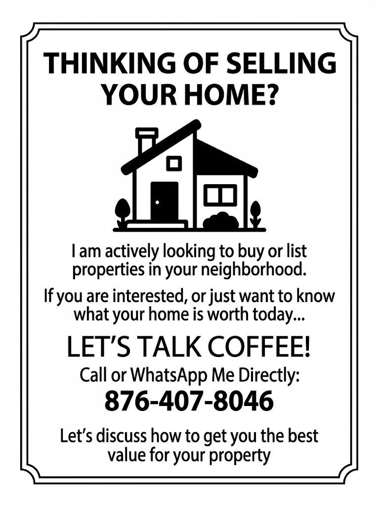 Thinking Of Selling Your Home In Jamaica?