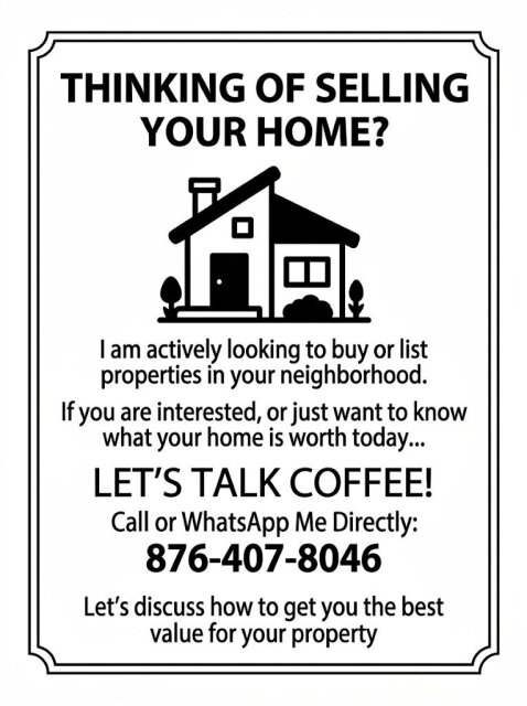 Thinking Of Selling Your Home In Jamaica?