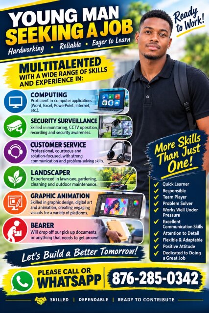 Young Man Seeking Job