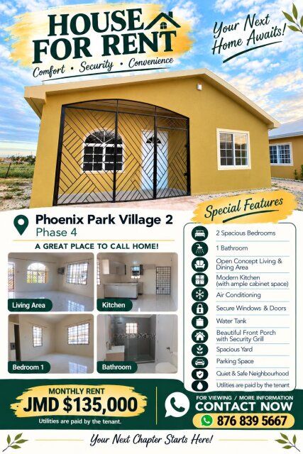 2 Bedroom House