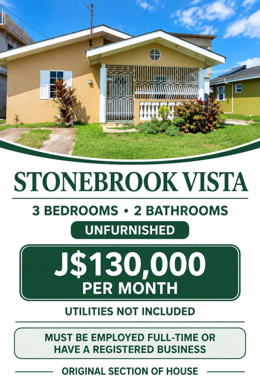 Stonebrook Vista: Unfurnished 3 Bedrooms, $130,000