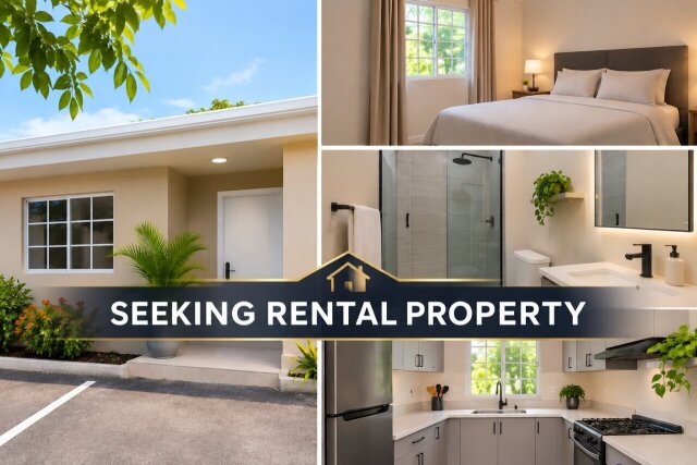 SEEKING 1-BEDROOM TO RENT 40k-60k– PORTMORE