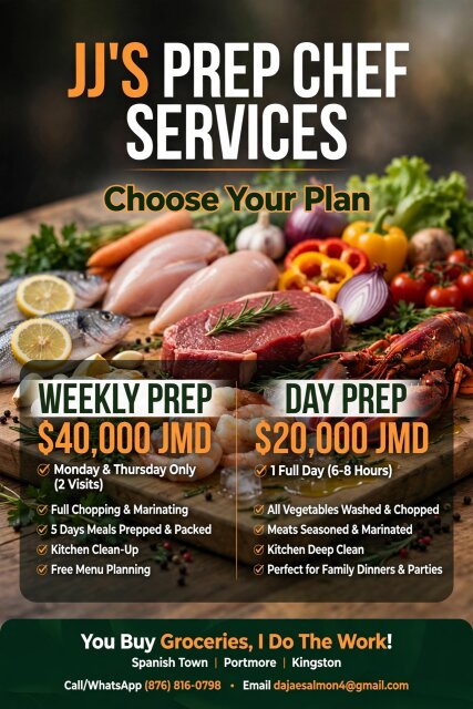 Jj's Prep Chef Services