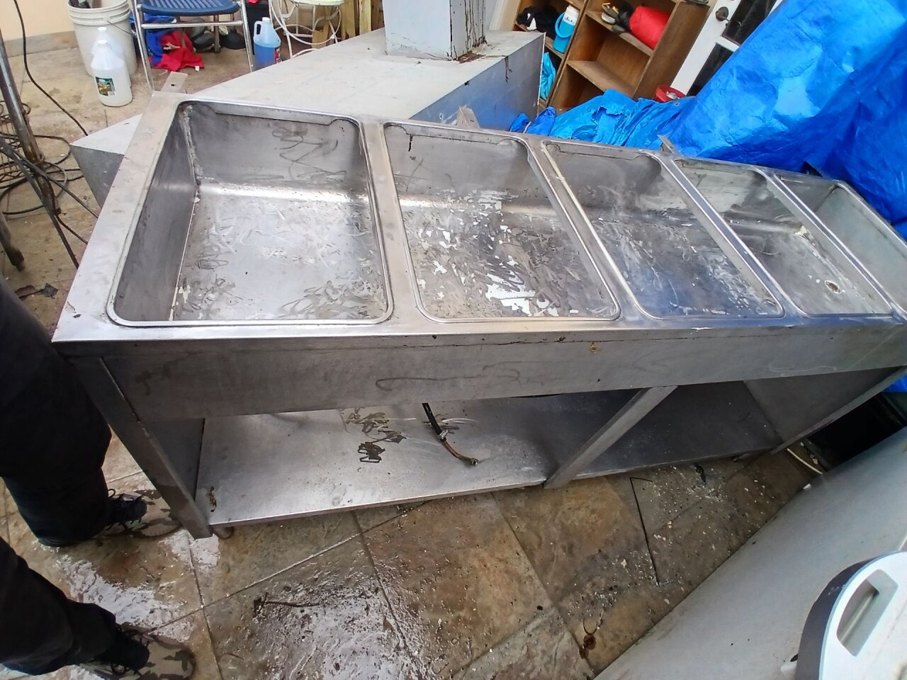 5 Pan Warmer Table (Gas)